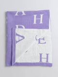 Little Angels Little Angels Reversible Blanket Woollen Perfect Nursery Essential with ABC Cartoon Design Violet & White Blanket Blanket & Swaddle 2 in 1 Purple & White Reversible ABC Cartoon Design Blanket 0-2Y / Violet & White / Baby Wool