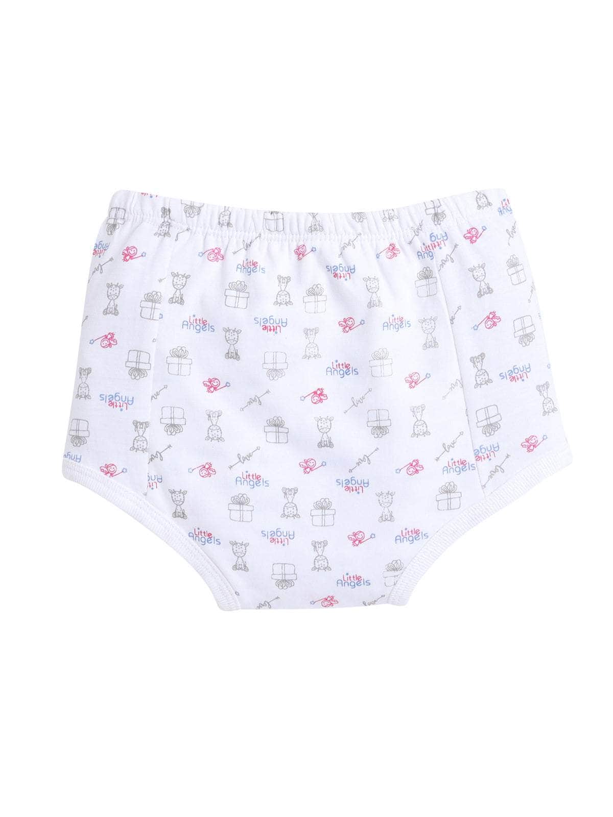 Little Angels Little Angels Reusable Padded Underwear, Potty Training Under Pants, Soft Cotton for Baby Girls and Boys Cap & Nappy Oops-Proof Padded Underpants