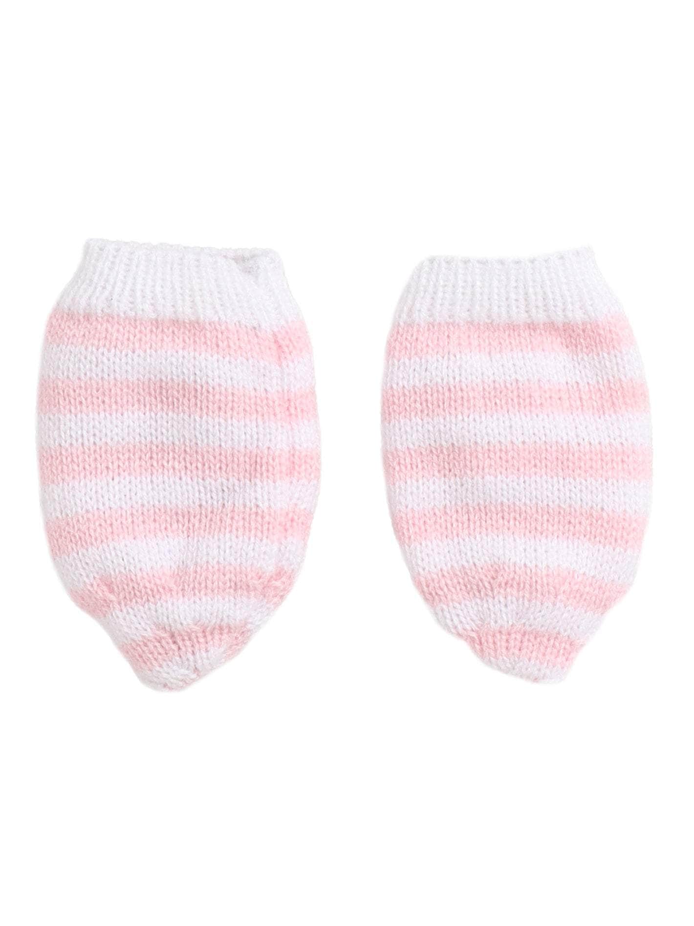 Little Angels Blush Baby Cap Mittens Socks Cap, Socks & Mittens Blush Baby Cap Mittens Socks