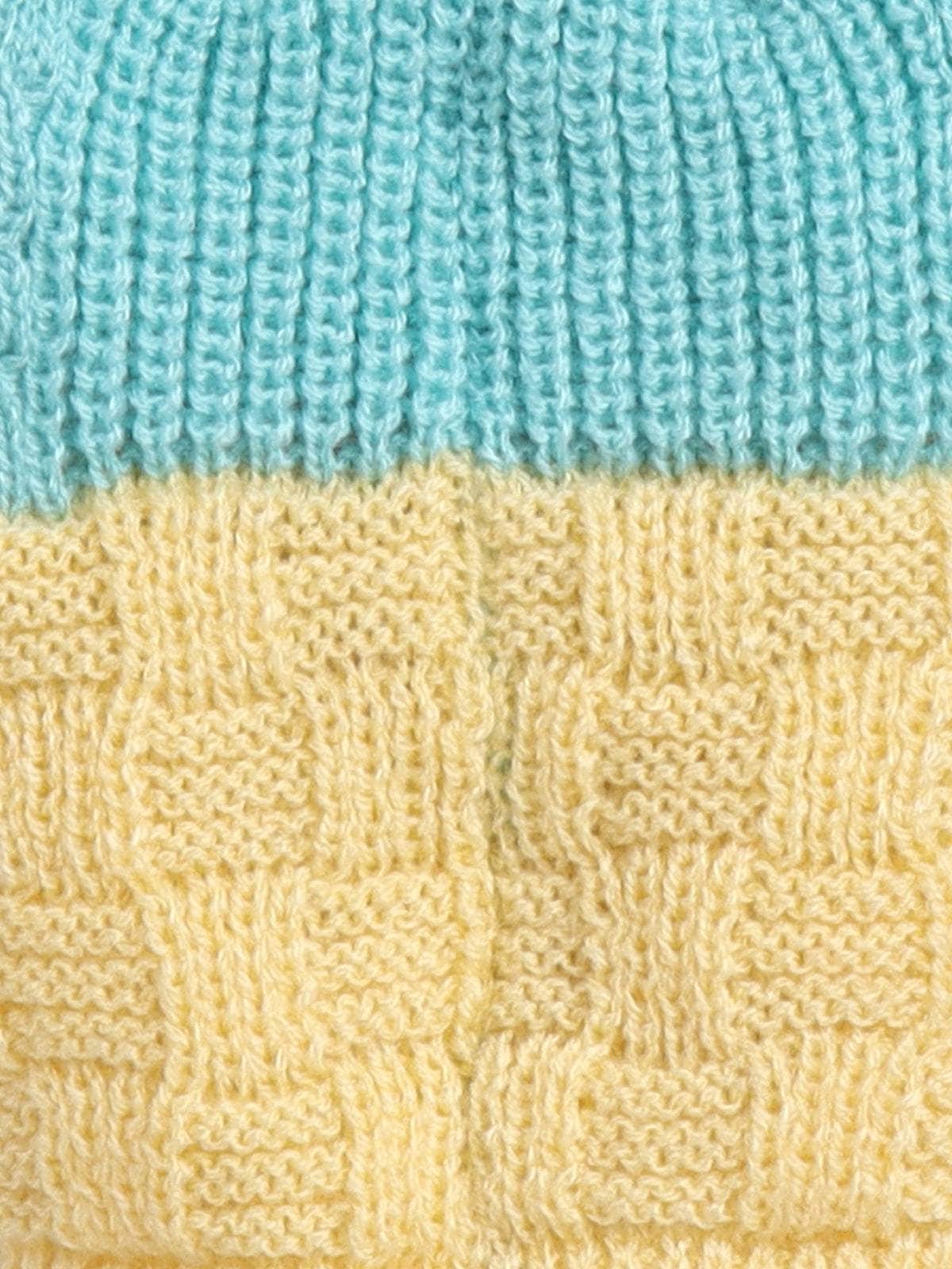 Little Angels Snuggle Sweet Striped Knit Set Cap, Socks & Mittens Snuggle Sweet Striped Knit Set