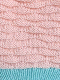 Little Angels Little Angels Baby Wool Textured Pull-On Beanie Cap with Pom Pom For Baby Girls Cap, Socks & Mittens Wavy Knit Textured Winter Cap