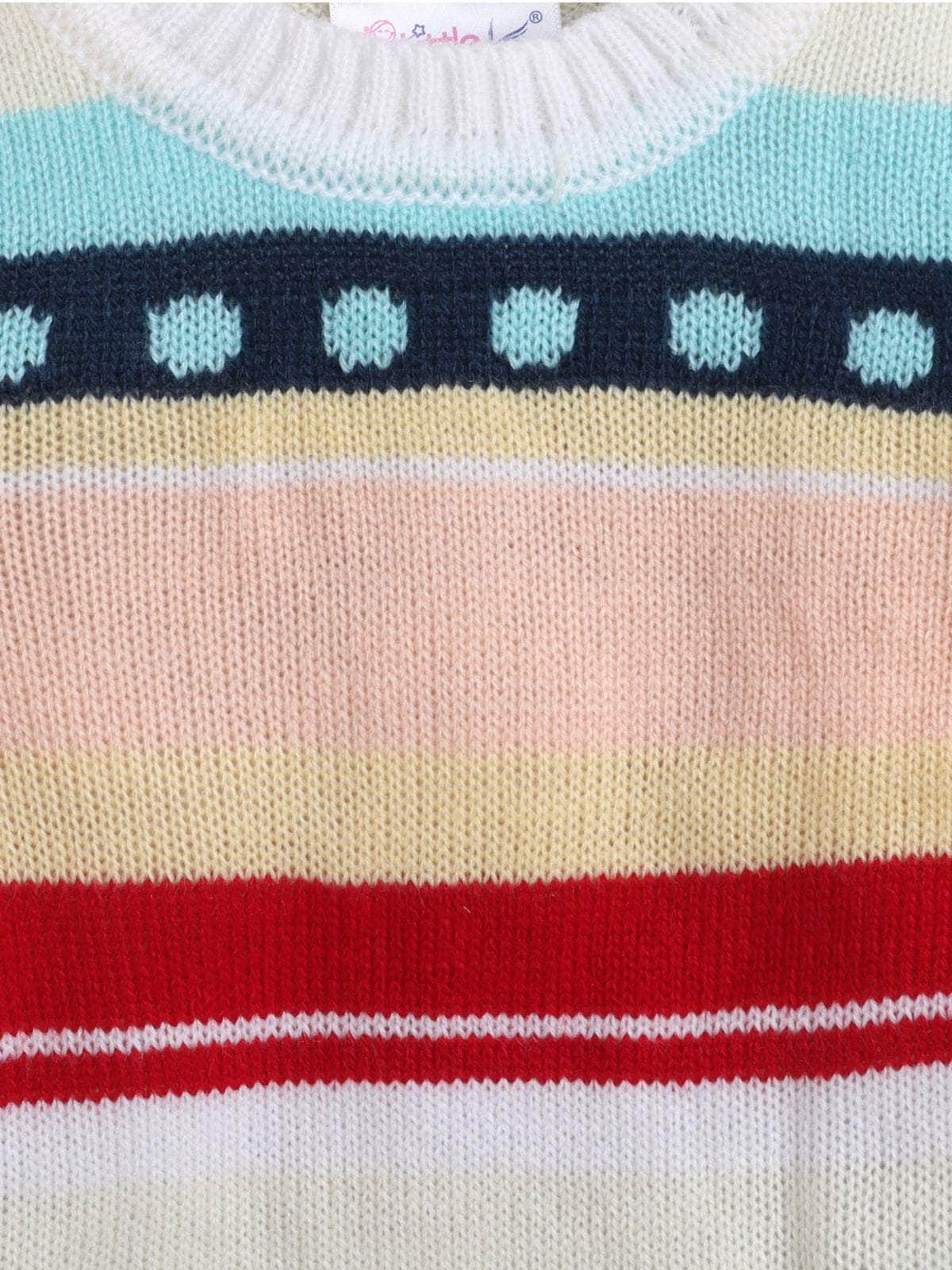 Little Angels Charming Baby Pullover Cardigan Charming Baby Pullover 2-3 years / White