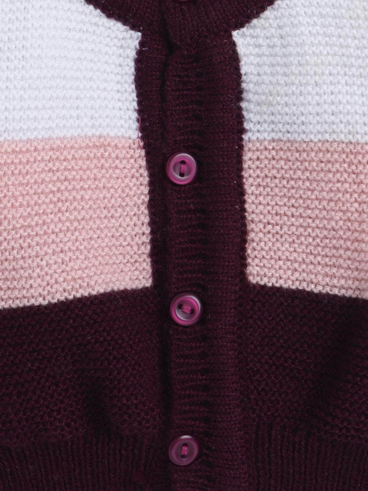 Little Angels Classic Striped Baby Knitwear Cardigan Classic Striped Baby Knitwear