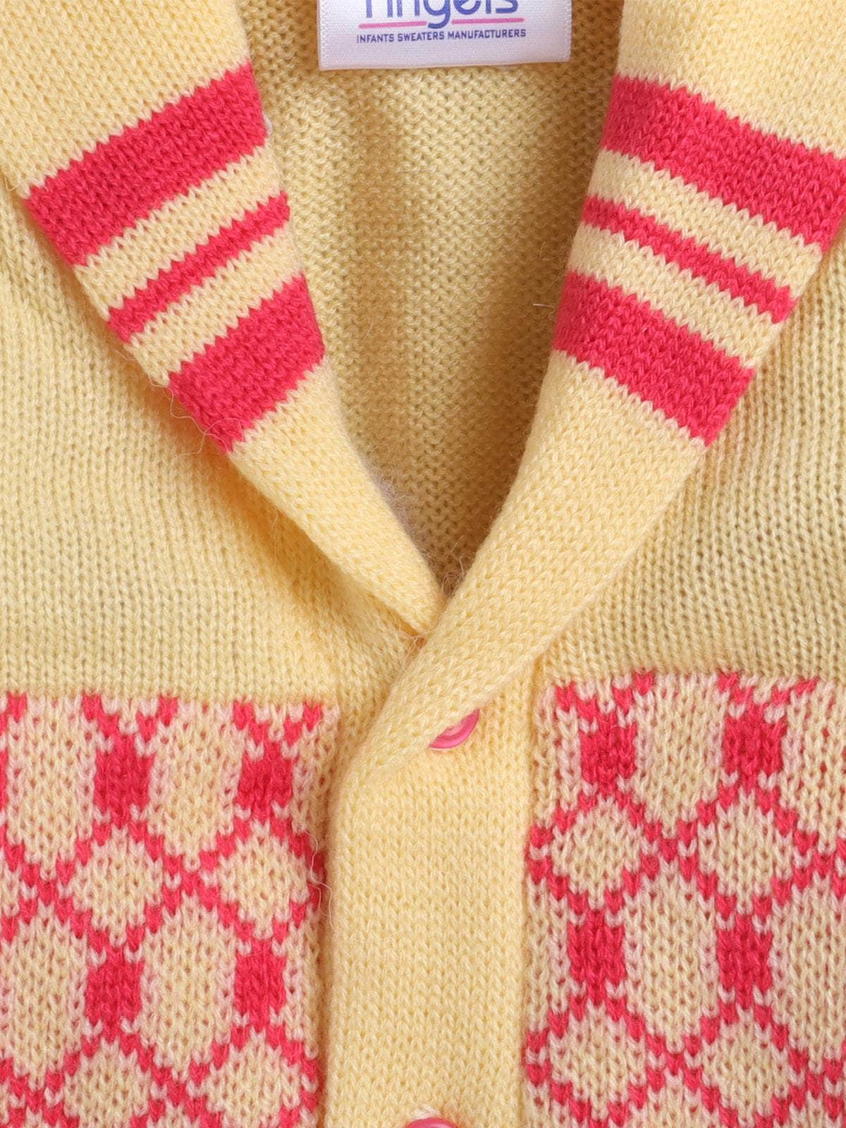 Little Angels Knit & Neat Diamond Charm Cardigan Knit & Neat Diamond Charm