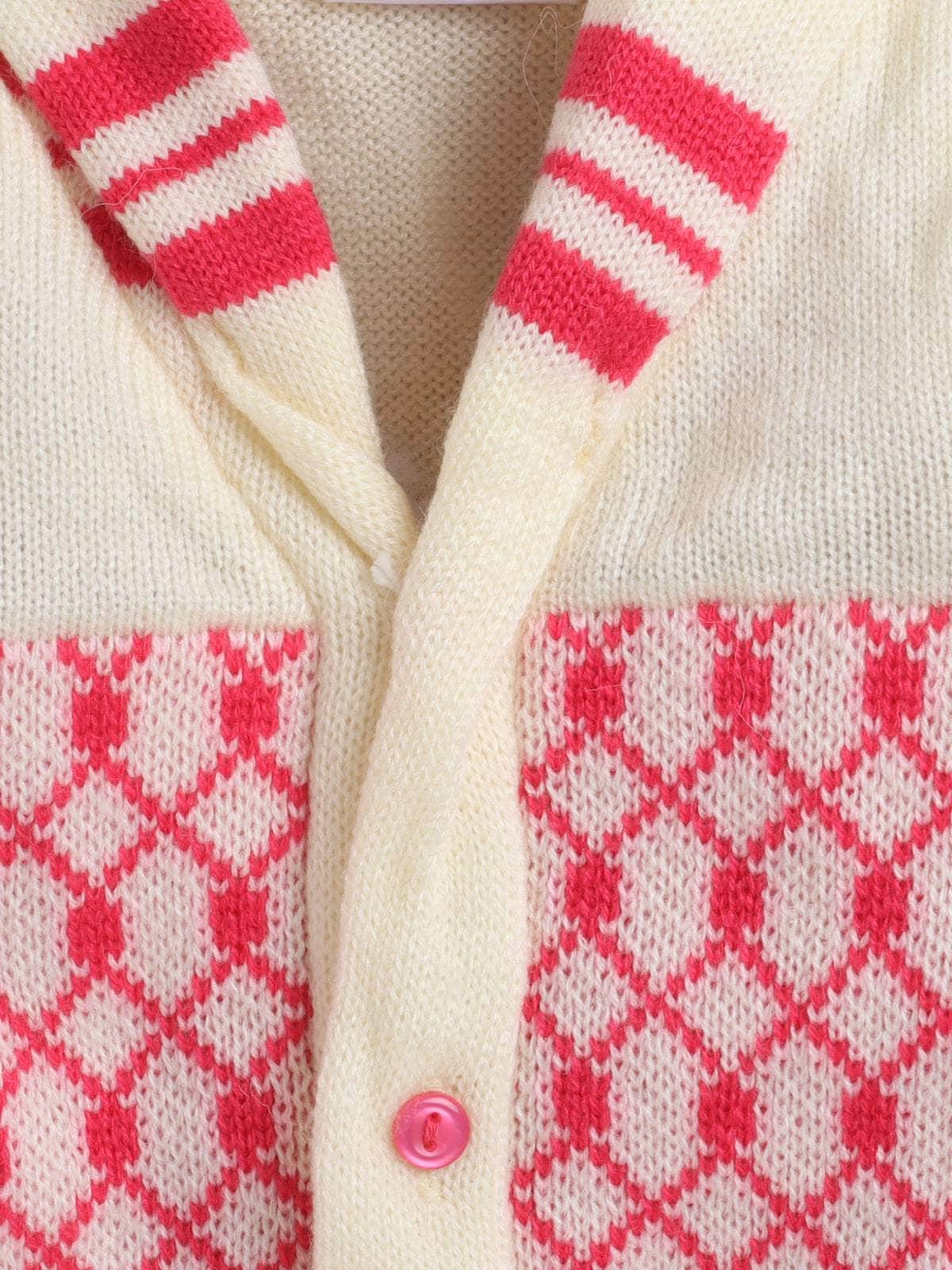 Little Angels Knit & Neat Diamond Charm Cardigan Knit & Neat Diamond Charm