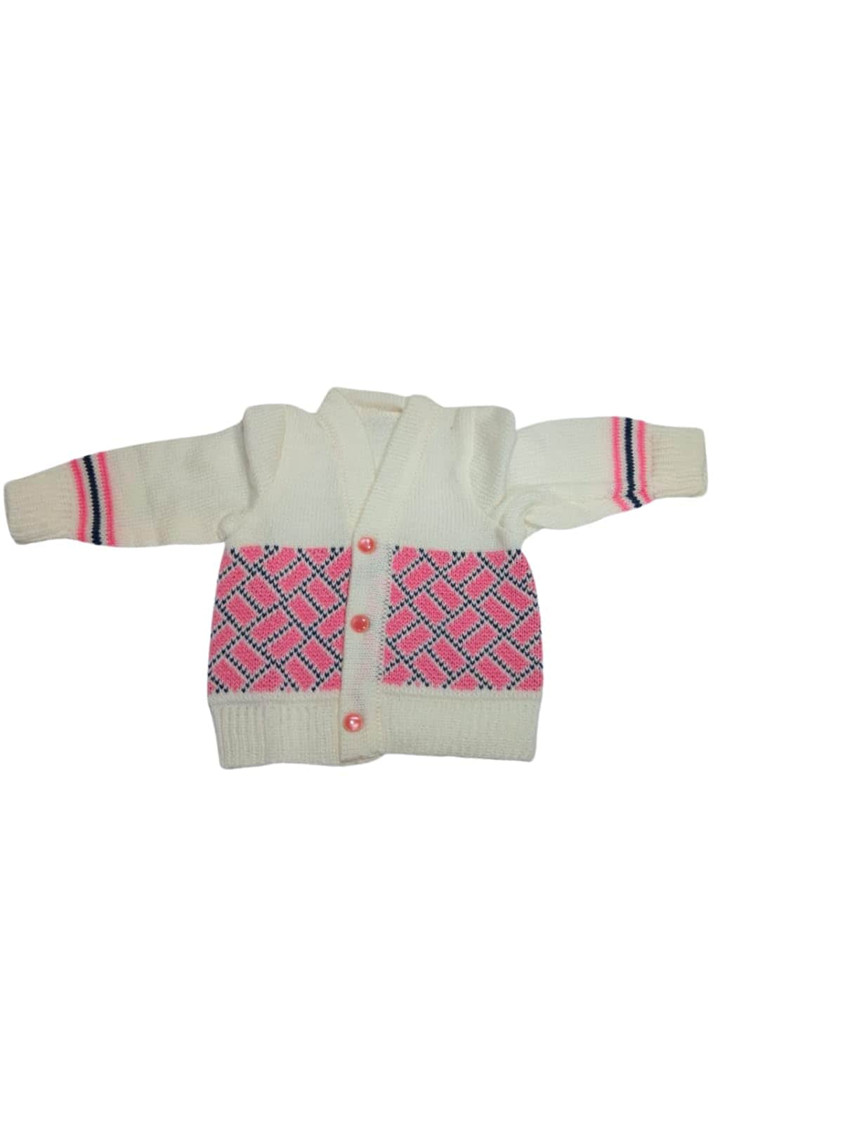 Little Angels Tiny Trendsetter Geometric Cardigan Cardigan Tiny Trendsetter Geometric Cardigan