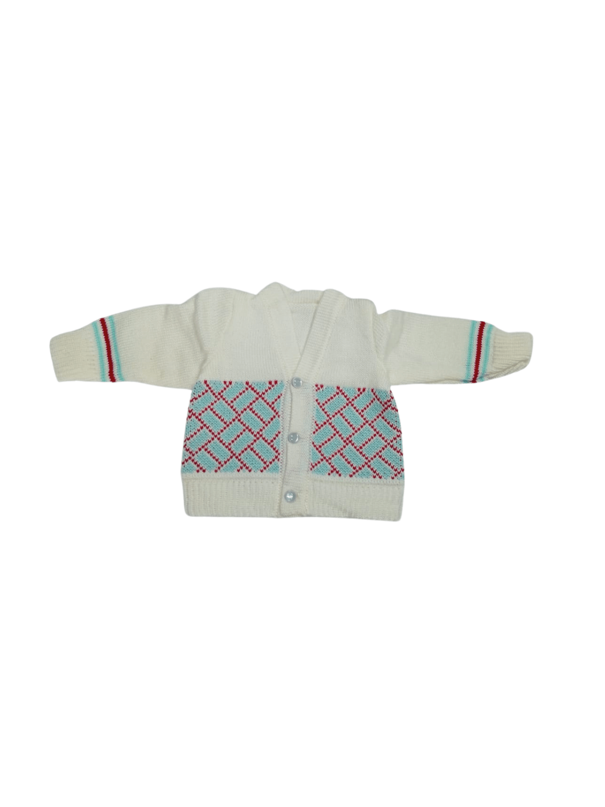 Little Angels Tiny Trendsetter Geometric Cardigan Cardigan Tiny Trendsetter Geometric Cardigan