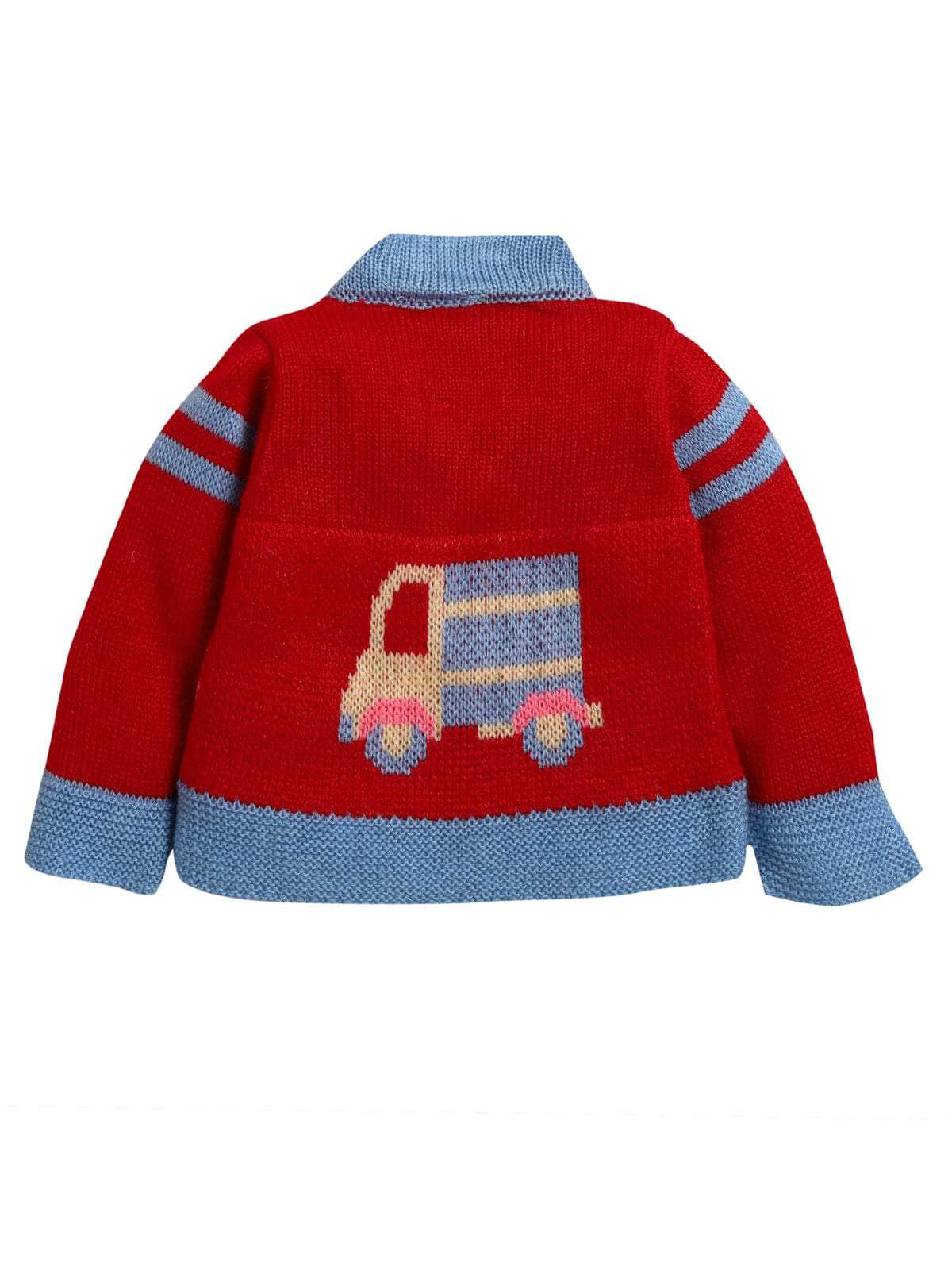 Little Angels Tiny Wheels Knit Adventure Cardigan Tiny Wheels Knit Adventure