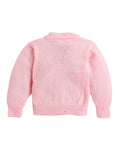 Little Angels Little Angels Baby Wool V-Neck Full Sleeves Basketweave Cardigan Sweater For Baby Girls Cardigan Waffle Warmth Wonder Basketweave Cardigan