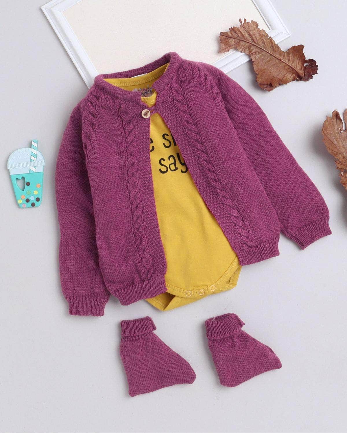 Little Angels Charming Arrival – Cardigan & Onesie Charming Arrival – Cardigan & Onesie