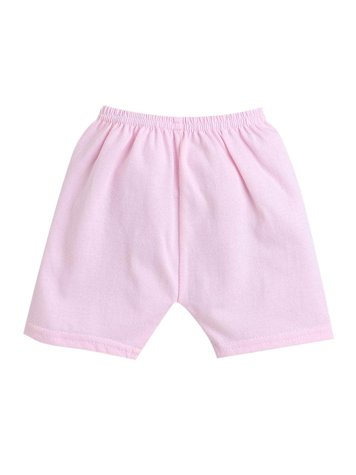 Little Angels Little Angels Scoop Neck Cotton Blue Sleeveless Printed Vest & Solid Shorts For Baby Boys Combos Move & Groove Top and Shorts