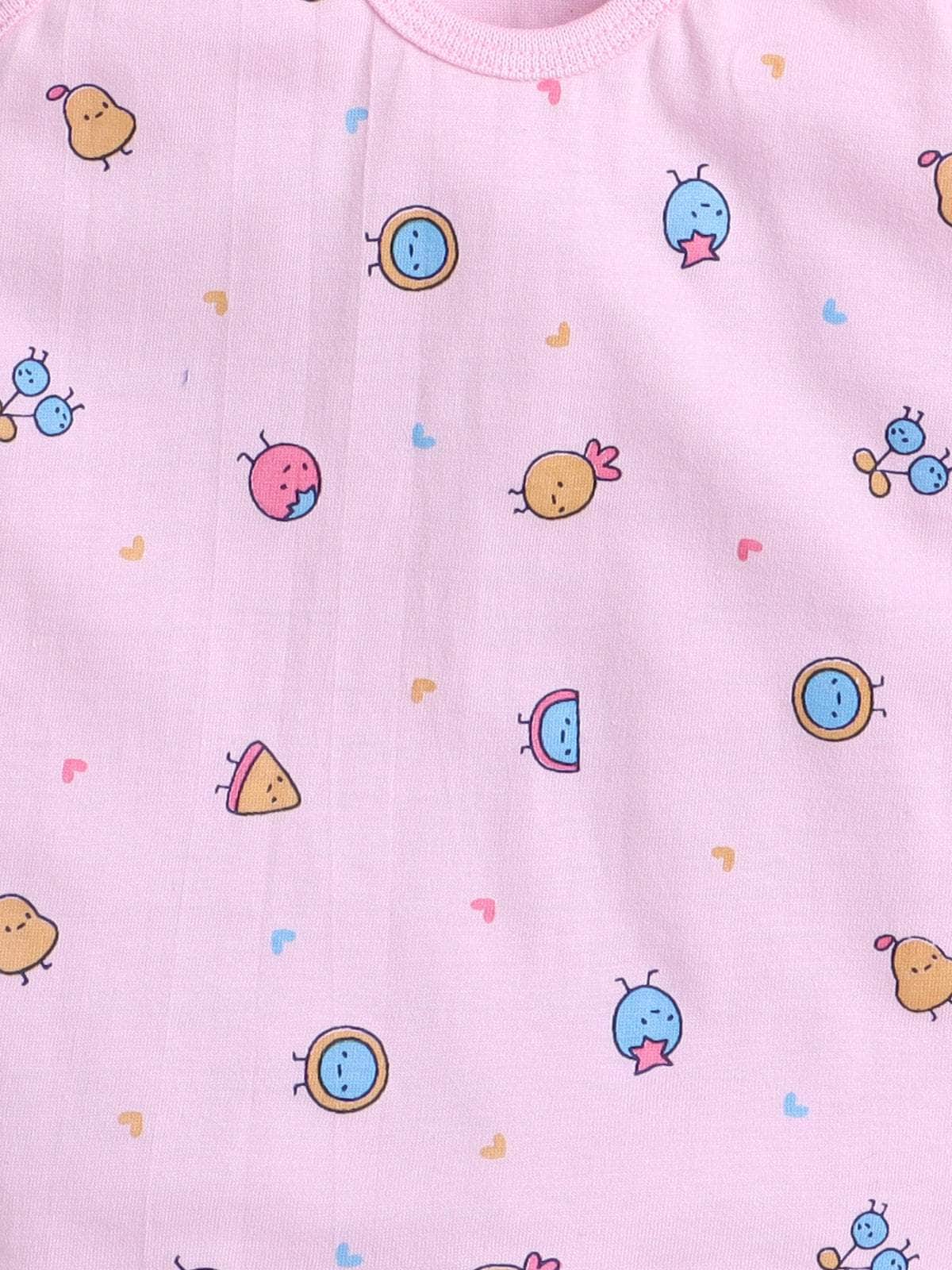 Little Angels Little Angels Scoop Neck Cotton Blue Sleeveless Printed Vest & Solid Shorts For Baby Boys Combos Move & Groove Top and Shorts