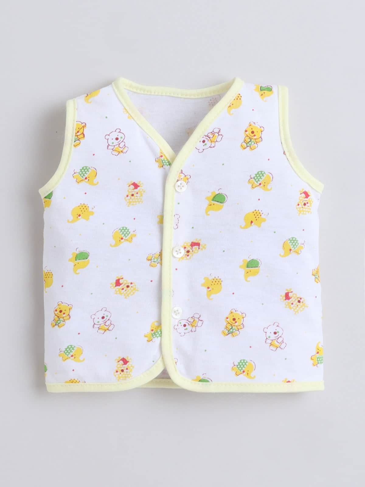 Little Angels Shop Cotton Jhabla Pack of 4 | My Little Angels Jhabla/Vest Cotton Baby Jhabla Set – Pack of 4