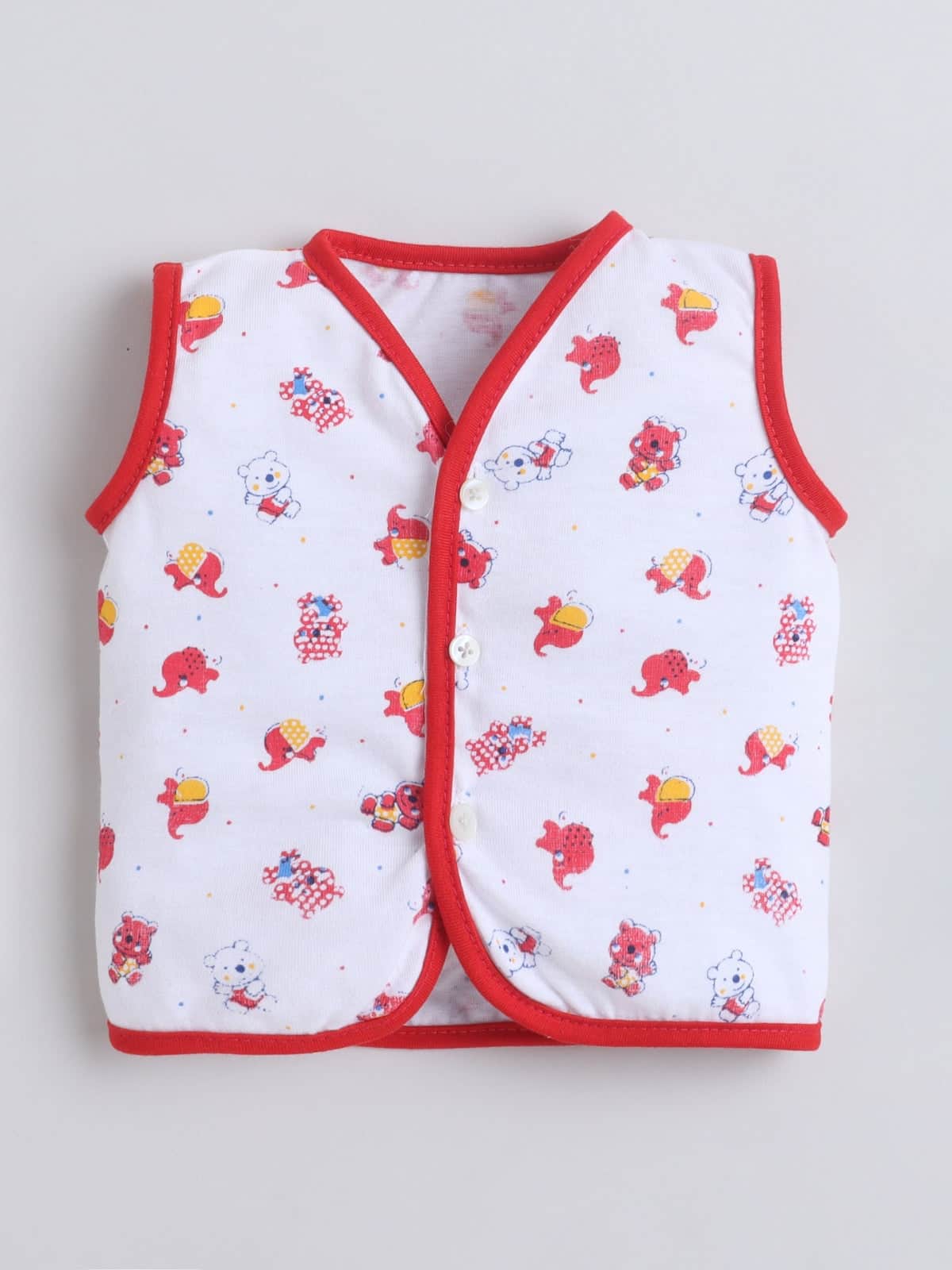 Little Angels Shop Cotton Jhabla Pack of 4 | My Little Angels Jhabla/Vest Cotton Baby Jhabla Set – Pack of 4