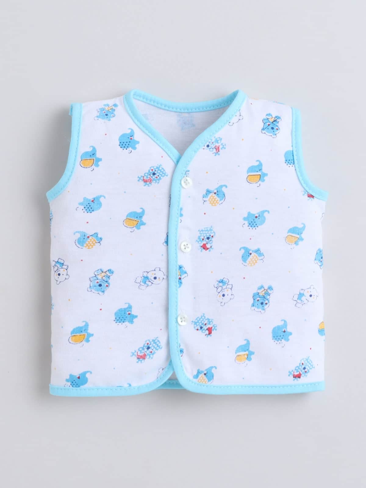 Little Angels Shop Cotton Jhabla Pack of 4 | My Little Angels Jhabla/Vest Cotton Baby Jhabla Set – Pack of 4