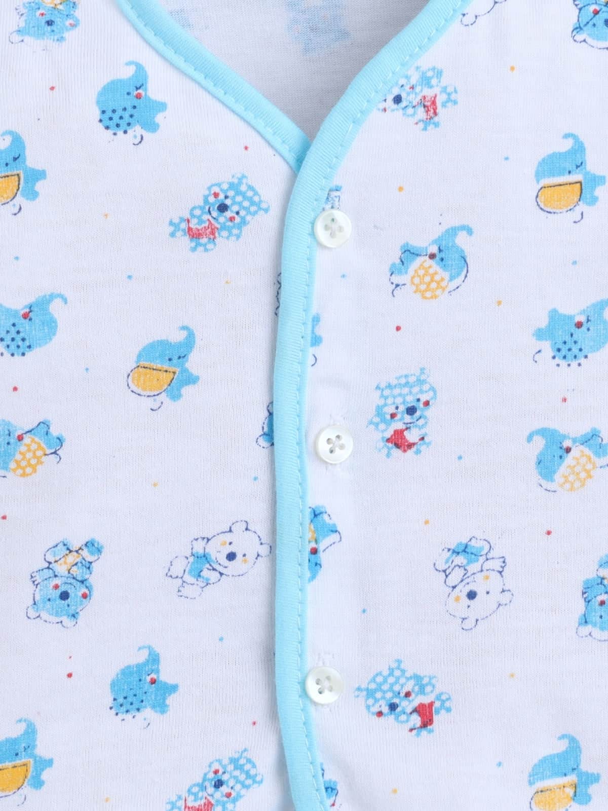 Little Angels Shop Cotton Jhabla Pack of 4 | My Little Angels Jhabla/Vest Cotton Baby Jhabla Set – Pack of 4