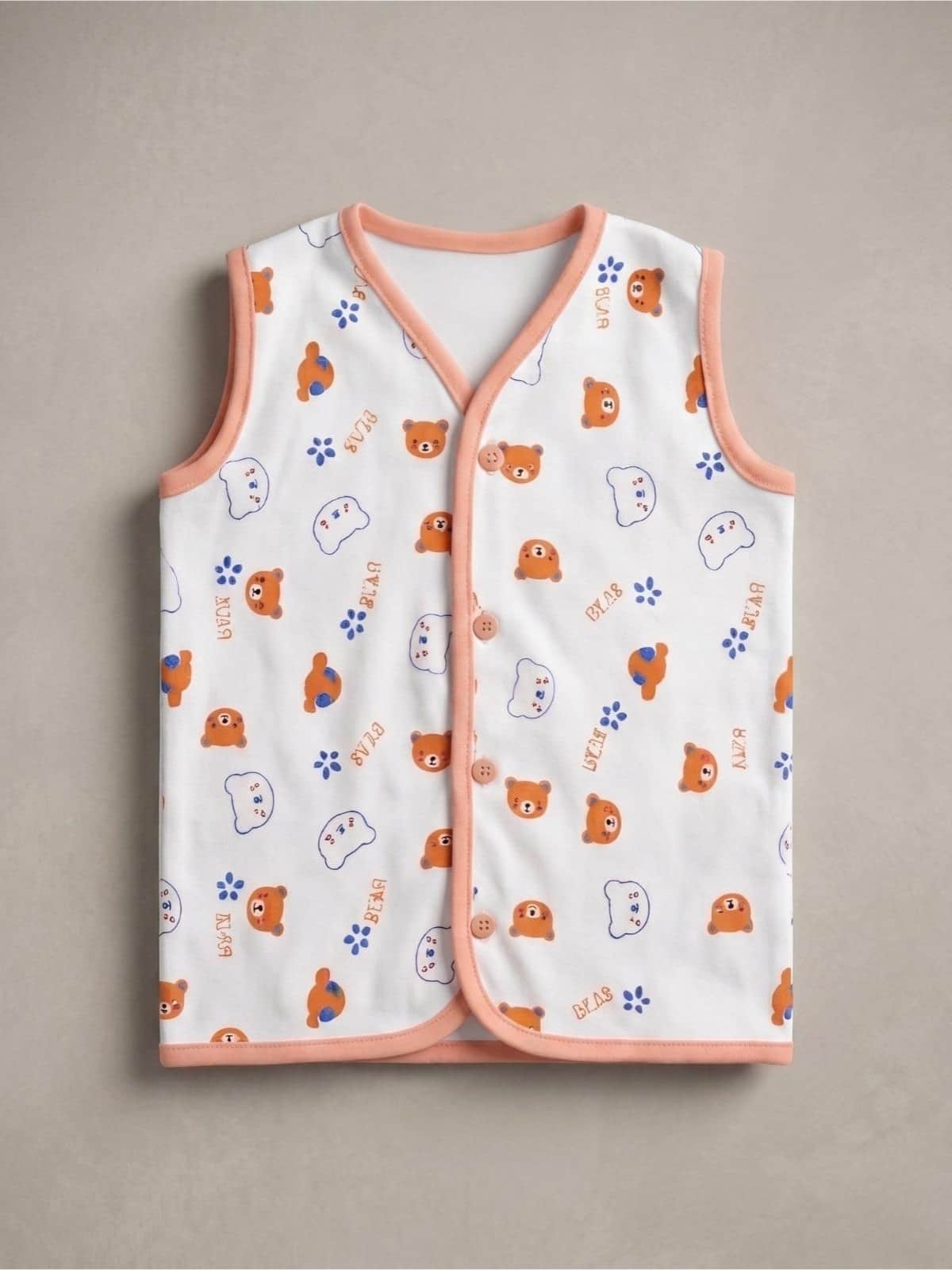 Little Angels Shop Cotton Jhabla Pack of 4 | My Little Angels Jhabla/Vest Cotton Baby Jhabla Set – Pack of 4