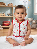 Little Angels Shop Cotton Jhabla Pack of 4 | My Little Angels Jhabla/Vest Cotton Baby Jhabla Set – Pack of 4