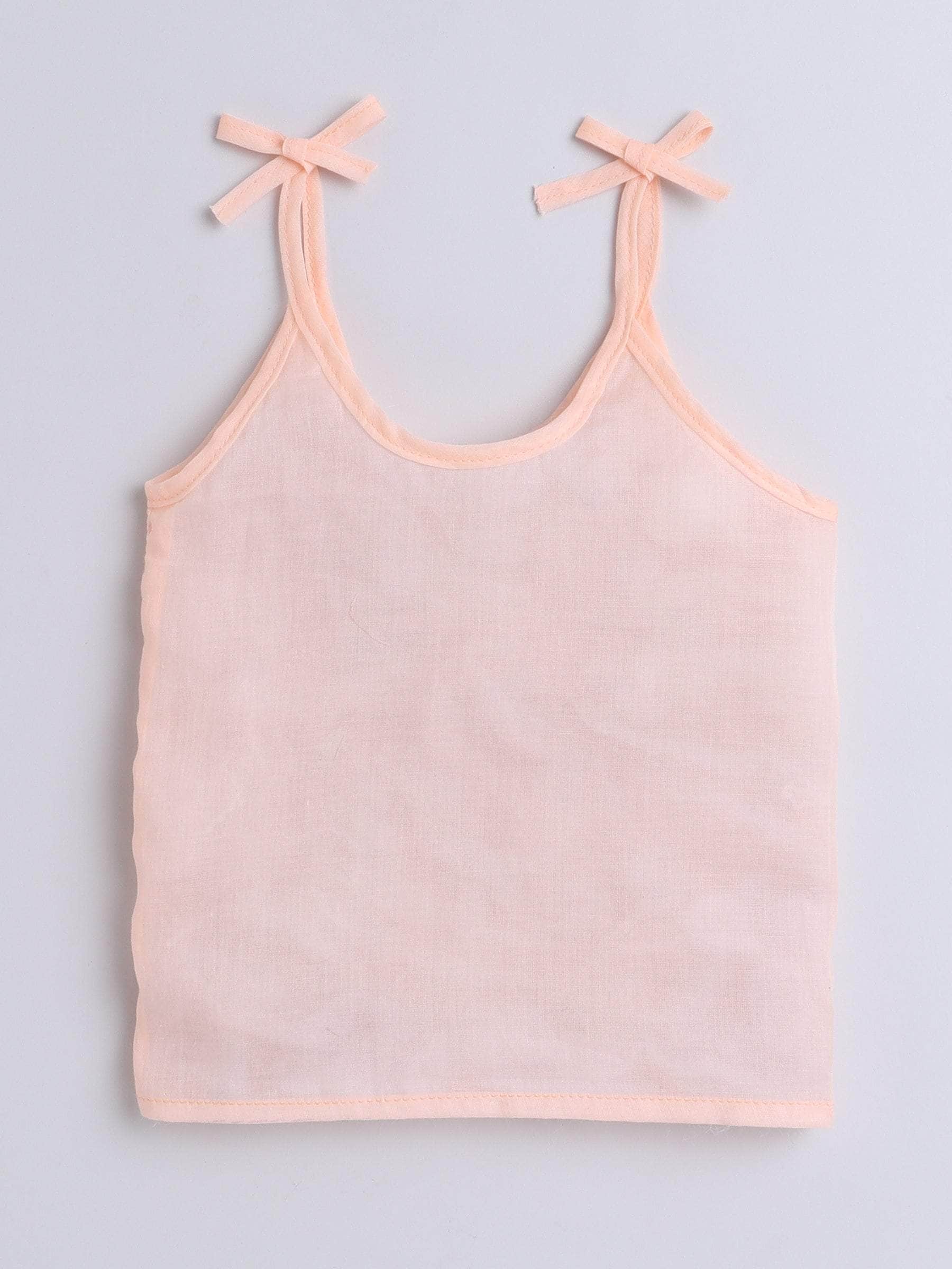 Little Angels Little Angels Organic Mulmul Hospital Safe Multi Color Vest Pack Jhabla/Vest Organic Mulmul Hospital Safe Vest - (0-3M)