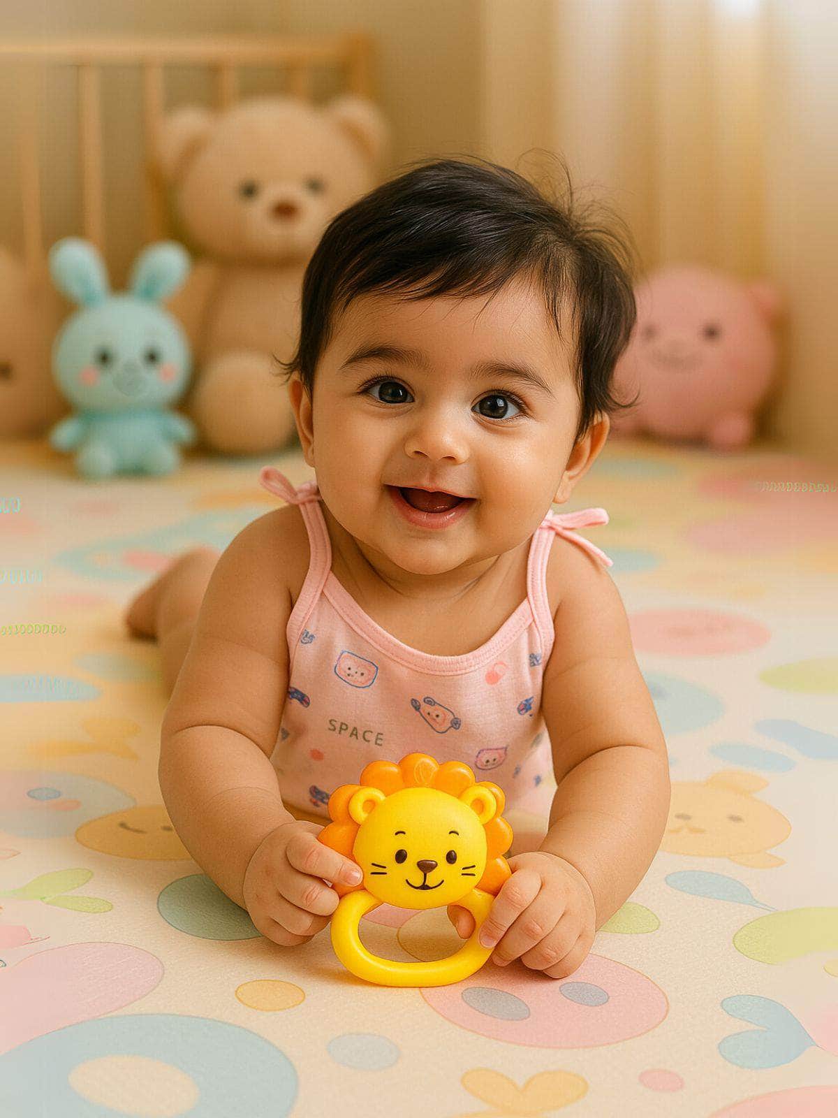 Little Angels Little Angels Baby Cotton Cartoon Tie-Knot Cotton Vest– 4-Pack (0-12 M) Jhabla/Vest Playful Pals Baby vest Combo