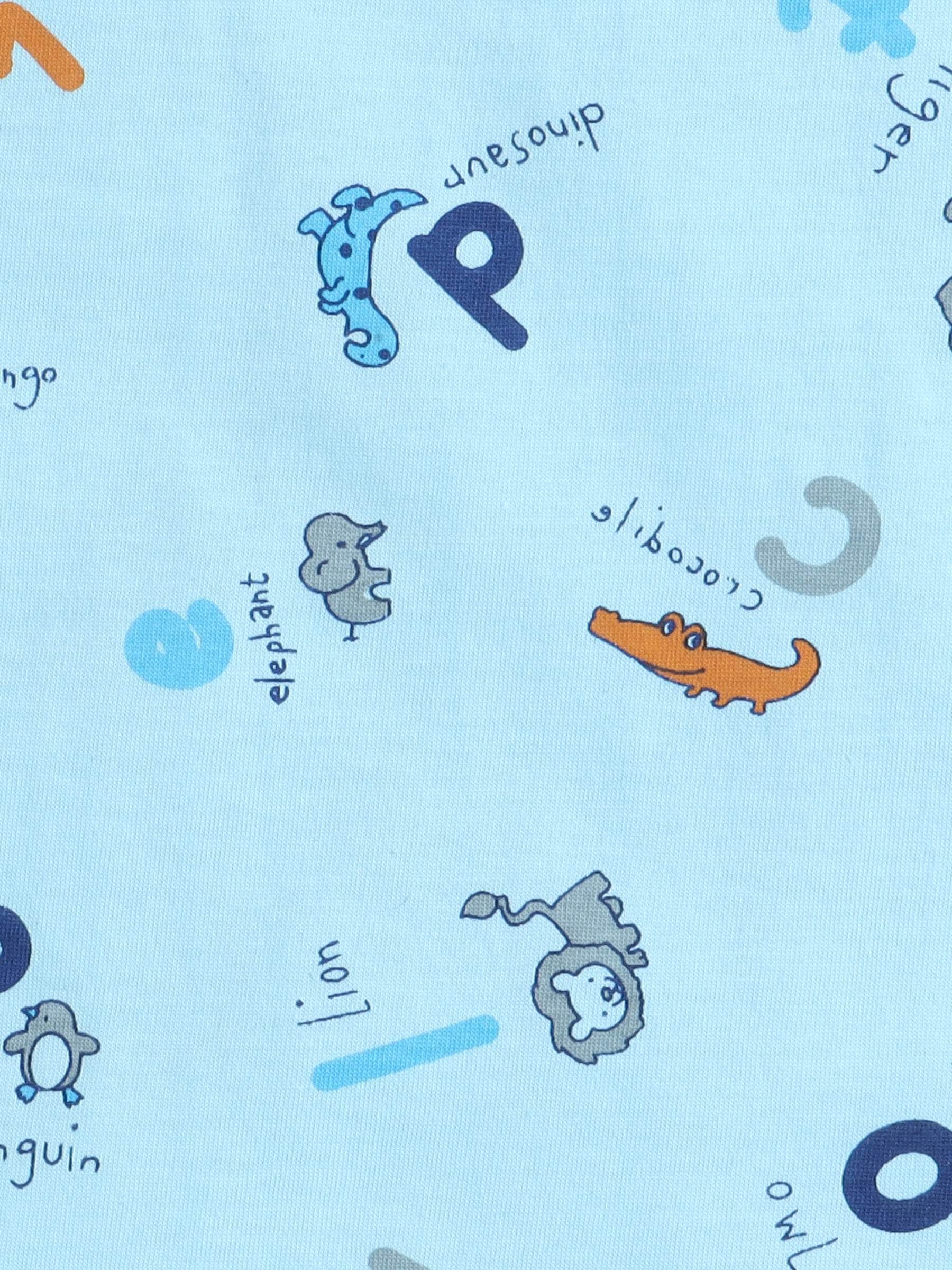 Little Angels Little Angels Baby Cotton Cartoon Tie-Knot Cotton Vest– 4-Pack (0-12 M) Jhabla/Vest Playful Pals Baby vest Combo