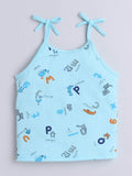Little Angels Little Angels Baby Cotton Cartoon Tie-Knot Cotton Vest– 4-Pack (0-12 M) Jhabla/Vest Playful Pals Baby vest Combo