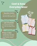 Little Angels Printed Baby Jhabla Online | My Little Angels Jhabla/Vest Printed V Neck Sleeveless Vest Pack of 4