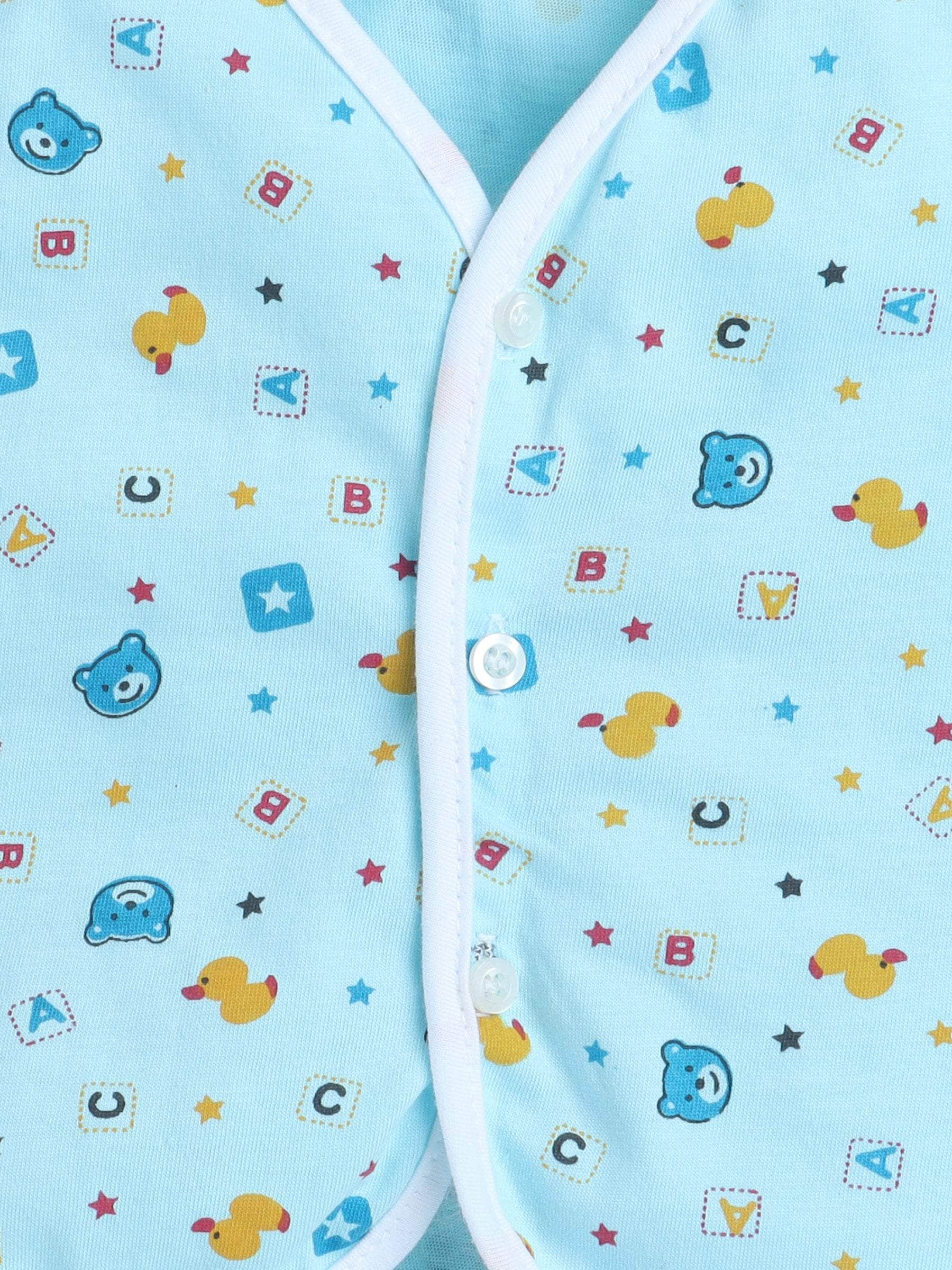 Little Angels Little Angels Baby Cotton Print Vests – Pack of 4 Jhabla/Vest Tiny Tales Printed Sleeveless vests