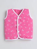 Little Angels Little Angels Baby Cotton Print Vests – Pack of 4 Jhabla/Vest Tiny Tales Printed Sleeveless vests