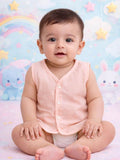 Little Angels Buy V Neck Baby Jhabla Online | My Little Angels Jhabla/Vest V-Neck Cotton Baby Vest – Pack of 4