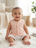 Little Angels Buy V Neck Baby Jhabla Online | My Little Angels Jhabla/Vest V-Neck Cotton Baby Vest – Pack of 4