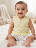 Little Angels Buy V Neck Baby Jhabla Online | My Little Angels Jhabla/Vest V-Neck Cotton Baby Vest – Pack of 4