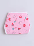 Little Angels Little Angels Teddy Print Nappy / Langot Pack of 6 Nappy/Langot Rainbow Soft Nappy Set - (0-3M)