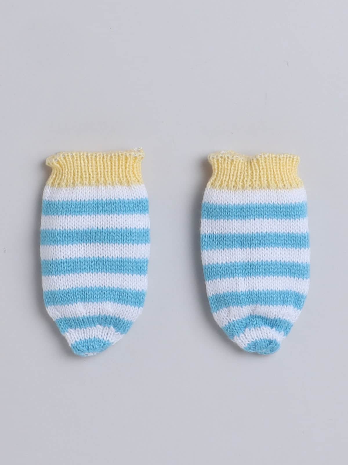 Little Angels Newborn Baby Accessories Set | My Little Angels Newborn Baby Accessories Set-Blue & Yellow