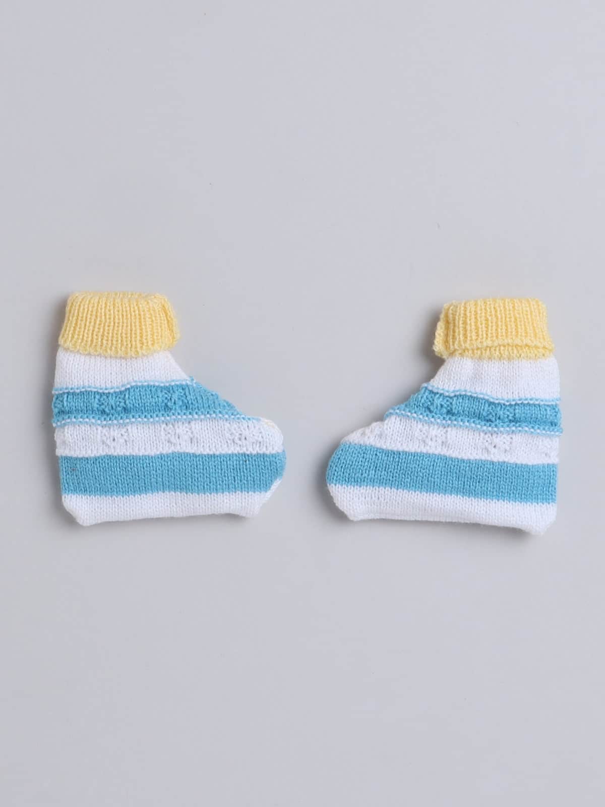 Little Angels Newborn Baby Accessories Set | My Little Angels Newborn Baby Accessories Set-Blue & Yellow