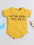 Little Angels Little Angels 1 Pc Onesies/Romper Cotton Round Neck Half Sleeves Graphic Print Romper For Baby Boys and Baby Girls Onesies Little Doodles Printed Baby Onesie