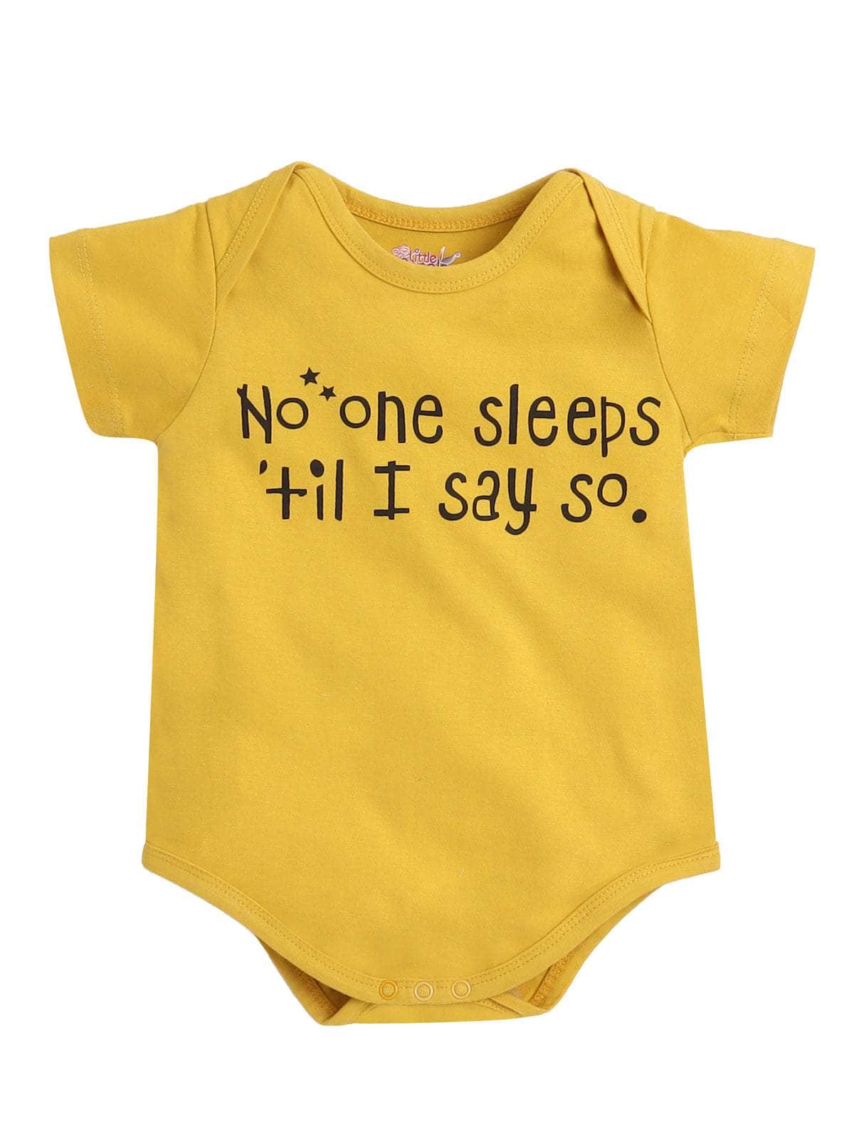 Little Angels Little Angels 1 Pc Onesies/Romper Cotton Round Neck Half Sleeves Graphic Print Romper For Baby Boys and Baby Girls Onesies Little Doodles Printed Baby Onesie