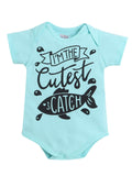 Little Angels Little Angels 1 Pc Onesies/Romper Cotton Round Neck Half Sleeves Graphic Print Romper For Baby Boys and Baby Girls Onesies Little Doodles Printed Baby Onesie