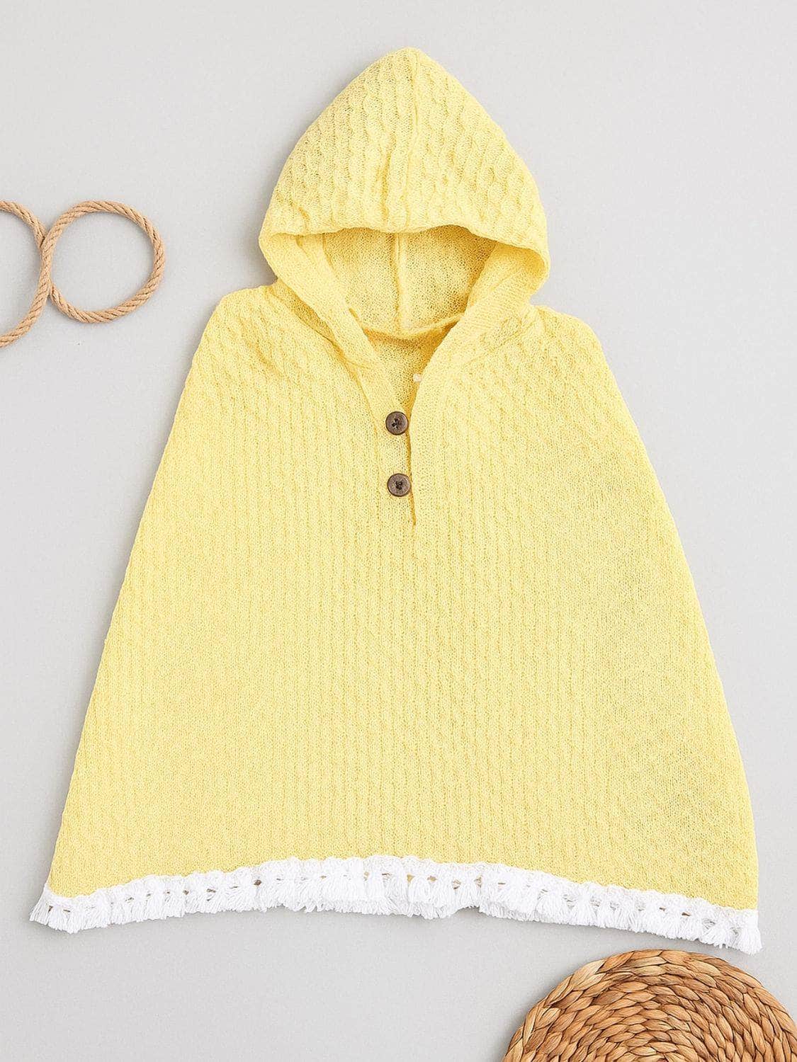 Little Angels Bright Days, Warmer Poncho Plays Poncho Bright Days, Warmer Poncho Plays Yellow / 1 - 2 Years