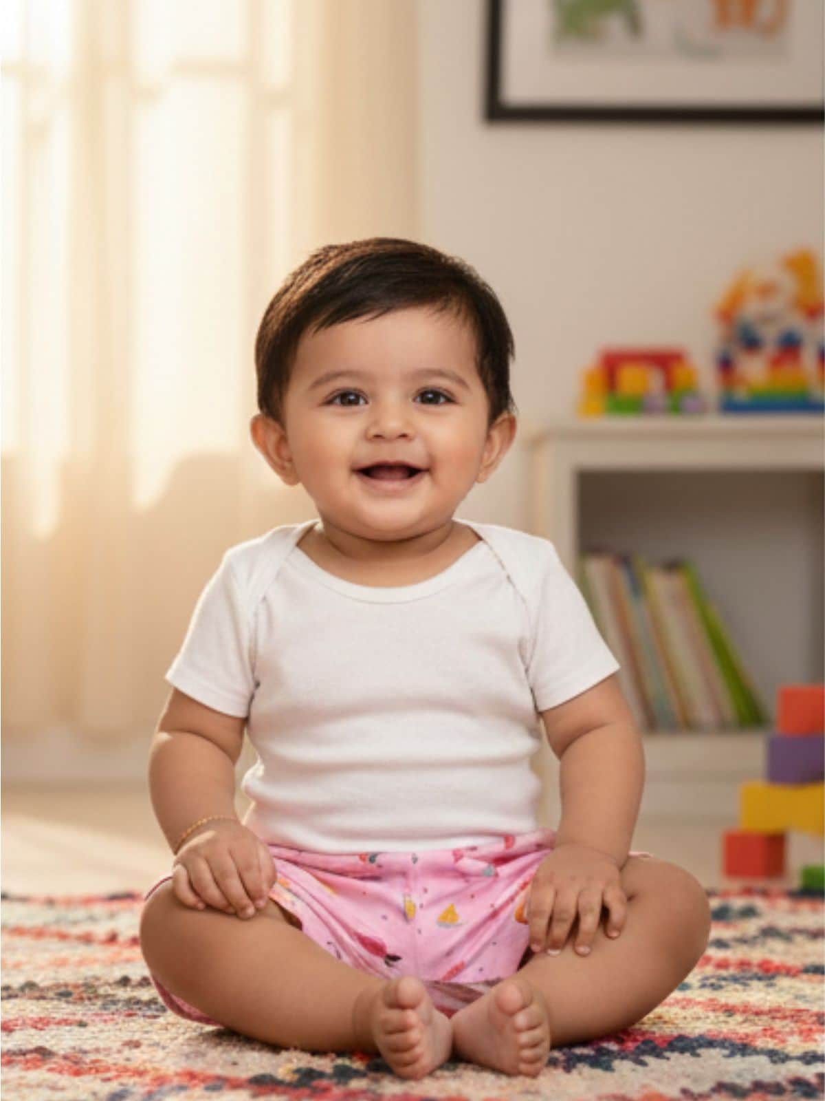 Little Angels Baby Boys Cotton Printed Shorts | Soft & Breathable | Summer Wear Pullover Baby Boys Printed Cotton Shorts – Soft & Breathable Summer Wear