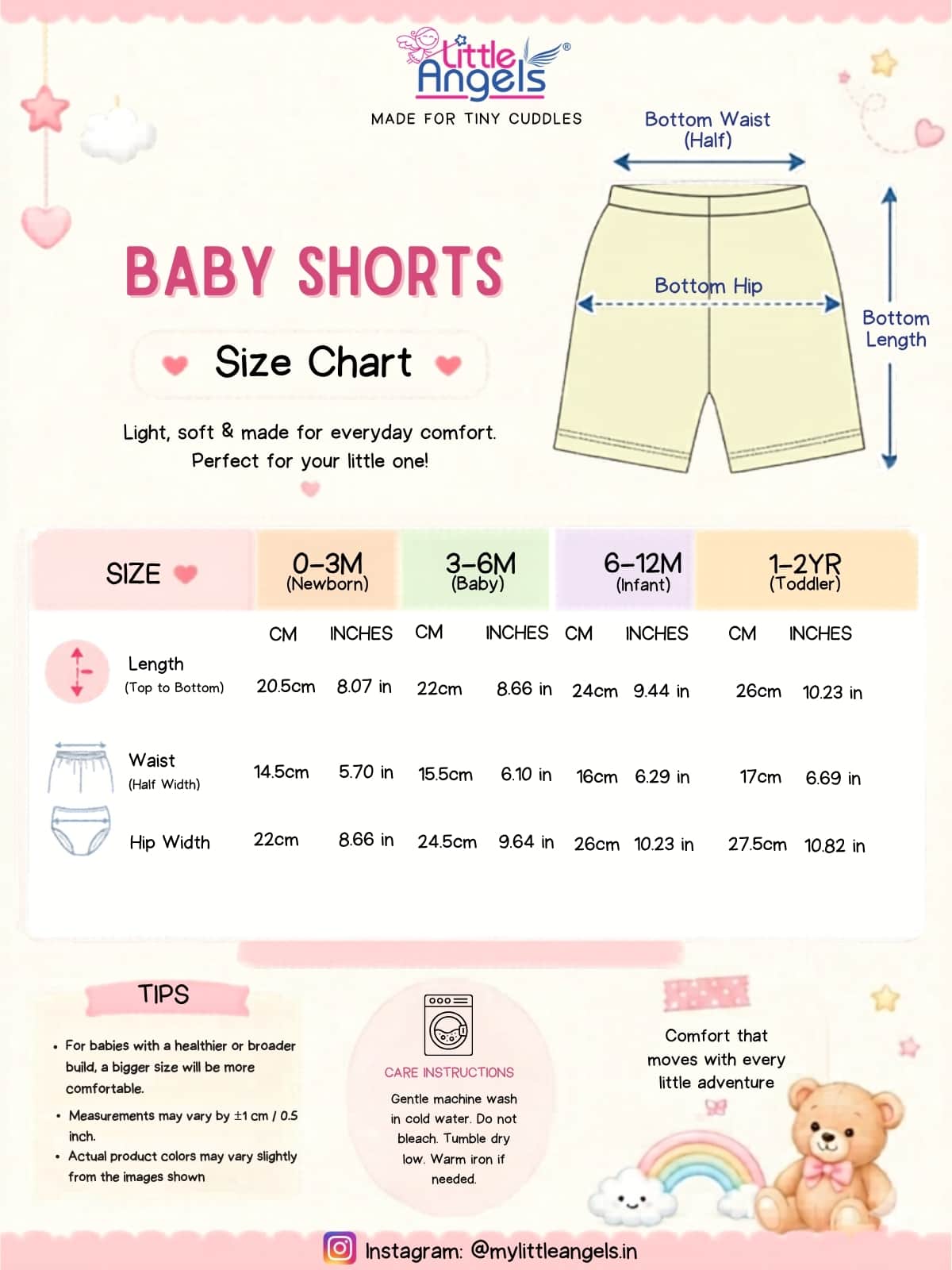 Little Angels Baby Boys Cotton Printed Shorts | Soft & Breathable | Summer Wear Pullover Baby Boys Printed Cotton Shorts – Soft & Breathable Summer Wear