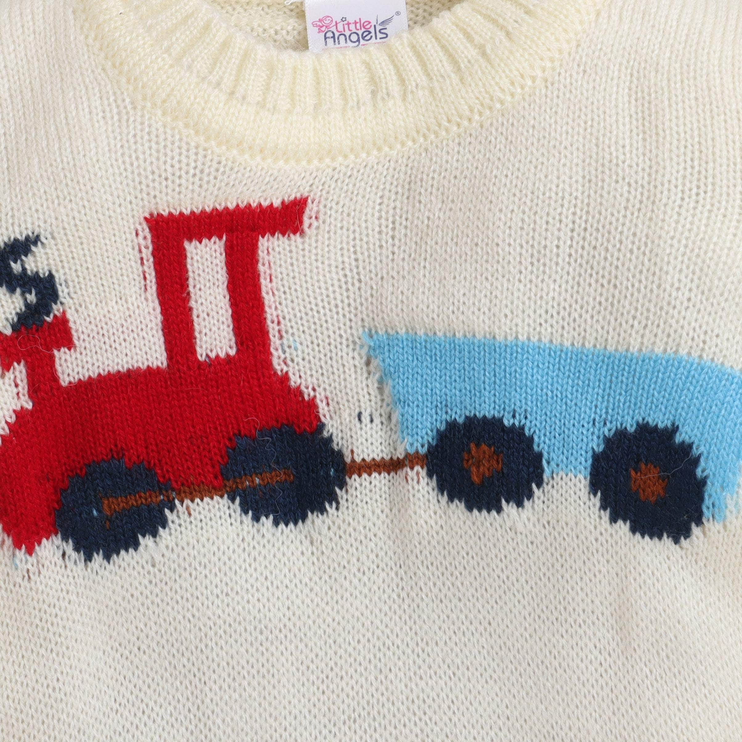 Little Angels Little Engine Knit Pullover Pullover Little Engine Knit Pullover