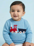Little Angels Little Engine Knit Pullover Pullover Little Engine Knit Pullover