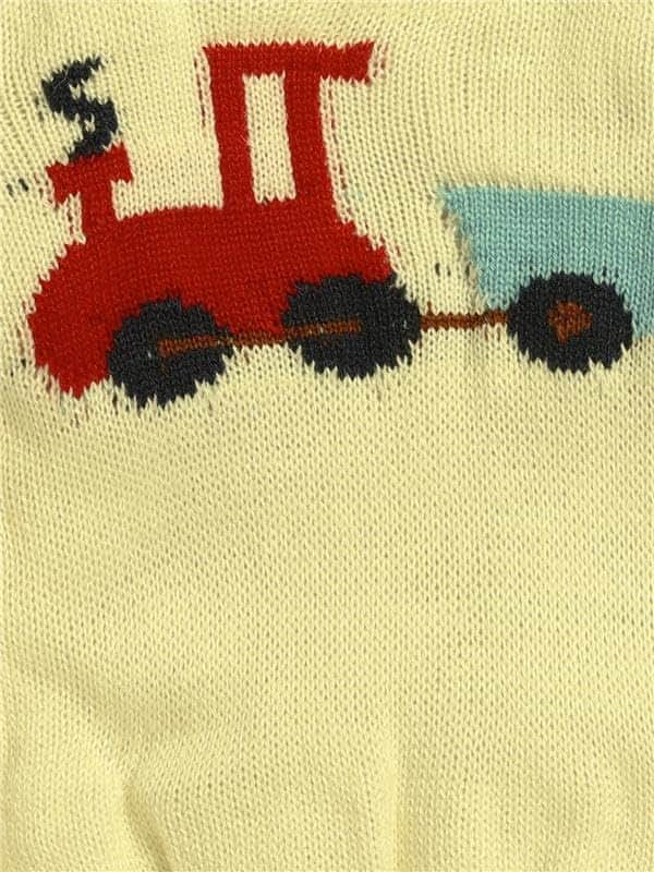 Little Angels Little Engine Knit Pullover Pullover Little Engine Knit Pullover