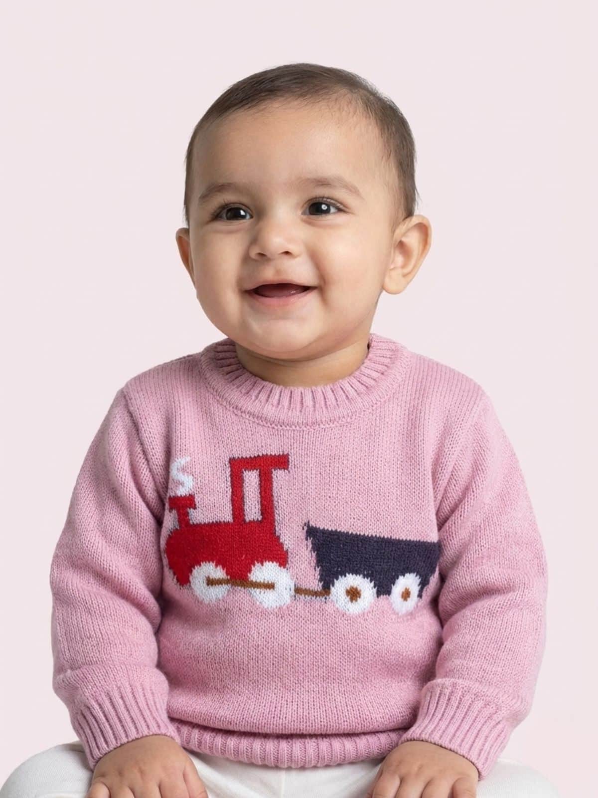 Little Angels Little Engine Knit Pullover Pullover Little Engine Knit Pullover