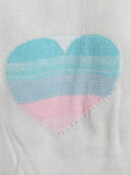 Little Angels Little Angels Baby Wool Round Neck Full Sleeves Jacquard Heart Pullover Sweater For Girls Pullover Little Love Heart Knit Pullover