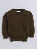 Little Angels Little Angels Baby Wool Round Neck Full Sleeves Striped Pullover Sweater for Baby Boys Pullover Pup-tastic Cozy Sweater
