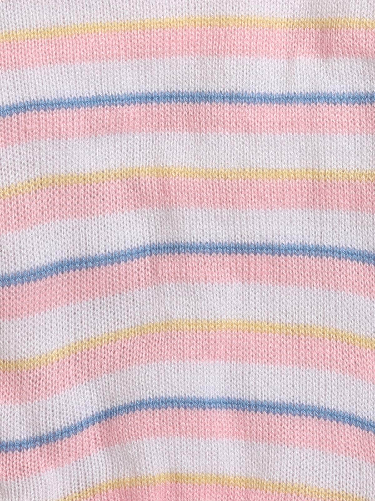 Little Angels Little Angels Baby Wool Round Neck Full Sleeves Striped Pullover Sweater for Baby Boys Pullover Rainbow Snuggles, One Stitch Away Pullover