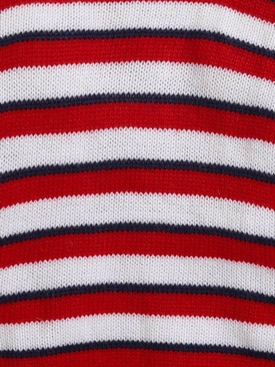 Little Angels Little Angels Baby Wool Round Neck Full Sleeves Striped Pullover Sweater for Baby Boys Pullover Rainbow Snuggles, One Stitch Away Pullover