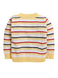 Little Angels Little Angels Baby Wool Round Neck Full Sleeves Striped Pullover Sweater for Baby Boys Pullover Rainbow Snuggles, One Stitch Away Pullover
